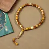 Pulsera de Cuentas Budistas Cilindricas de 12*12mm, 33 Cuentas de Oración de Acrílico, Cuentas de Oración de Oriente Medio