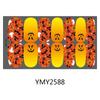 Novo Halloween Dark Wind ouro e prata ultra-fino adesivo fabricantes atacado adesivos de unhas crânio decalques de unhas