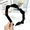 Faixa de Cabelo Francesa Preta Celebridade da Internet Menina Pura Versátil Moda Estilo Ins Nova Faixa de Cabelo Estilo Floresta de Diamantes Acessório de Cabelo