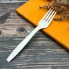100 peças/conjunto, Talheres descartáveis, talheres de amido de milho, talheres biodegradáveis de 7 polegadas,