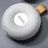 Lanyard Moderno Simples Portátil Anti-Perda Mini Compartimento Tampa Flip-Top Caixa de Armazenamento Selada