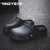 Pantuflas Baotou para Hombre, Calzado de Verano para Exterior, Zuecos Antideslizantes de Suela Gruesa, Zapatos Quirúrgicos de Chef, Zapatos de Playa, Sandalias, Venta al por Mayor