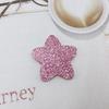 Accesorios para Joyería Hechos a Mano DIY Exquisitos Pasadores para el Cabello Infantiles Polvo Dorado Estrella de Cinco Puntas Accesorios para el Cabello Estrella Moderno