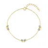 Plata de Ley S925 Separador Clásico de Lazo Pulsera para Mujer Popular de Venta Caliente Europea y Americana Estilo Francés Diamante Elegante Pulsera Versátil