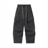 Pantalones Cargo Funcionales de Bolsillos Múltiples, Sueltos, Tendencia, Ropa de Trabajo, Secado Rápido, para Hombre, Primavera/Verano, Exteriores
