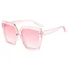 Gafas de Sol Negras de Marco Extra Grande, Protección UV, Gafas de Sol para Conducir, Modernas y Versátiles, Gafas de Sol de Moda Estilo Coreano