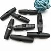 Punto directo 3.5cm nylon negro un agujero hebilla oliva accesorios para equipaje ropa tienda de campaña hebilla de cuerda hebilla plana
