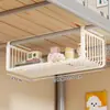 Cesta colgante debajo de la cama del dormitorio, estante de almacenamiento en la cabecera de la litera estudiantil, estante colgante de mesita de noche, organizador colgante para dormitorio