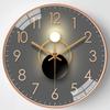 Reloj Moderno Sencillo Reloj de Pared Sala de Estar Arte Popular Reloj Silencioso Moda Luz y Sombra Decoración Personalizada Piedra Huang Shihua