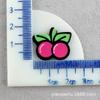 Parche acrílico de piña cereza fresa accesorios para el cabello DIY clip de borde broche material para refrigerador serie de frutas DIY