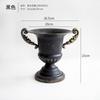 Preto Estilo Retrô Vaso Flor Velho Estilo Europeu Vaso de Flor Preto Decoração da Sala de Estar Banquetes Casamento Hotel Ornamentos