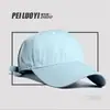 Gorra de béisbol estilo americano con visera rígida para cara de cabeza grande, que hace la cara pequeña, gorra de color liso estilo coreano para mujer, gorra con visera de ala ancha para hombre, casual