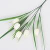 Ramo de tulipanes de 5 cabezas, simulación de tulipanes, decoración floral para sala de estar, jardín, decoración, flores falsas, ingeniería, caja de flores, arreglo floral al por mayor