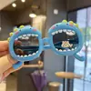 Óculos de Sol Polarizados Divertidos de Desenho Animado para Crianças Óculos Fofos para Meninos e Meninas Monstrinho Dinossauro Óculos de Silicone para Festas