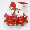 Venda Direta da Fábrica Nova Boneca de Tecido de Papai Noel e Boneco de Neve Suprimentos para Decoração de Janela Presente de Natal para Crianças
