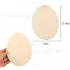 Al por mayor Transfronterizo Piezas de Madera de Huevo de Colores en Blanco Decoraciones para Fiesta de Pascua DIY Graffiti en Paredes del Hogar Adornos de Regalo