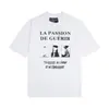Nova Camiseta de Base Melancólica Rica de Segunda Geração Erd Sketch Graffiti Solta Casual de Manga Longa Marca Tendência Masculina e Feminina Camiseta de Manga Longa