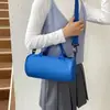 Nova Bolsa Transversal Cilíndrica de Grande Capacidade e Bolsa de Mão para Viagem