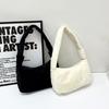 Outono e inverno transfronteiriços Novo Plush Portátil Pequeno Bolsa Moda Chave Pequena Bolsa Menina Mão Bolsa Bolsa Cosmética