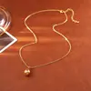 Brincos Simples e Estilosos em Formato de Gota D'água Banhados a Cobre Ouro Real Acabamento Requintado de Alto Padrão Acessórios de Brincos de Nicho Colar Estilo Frio Europeu Americano Feminino