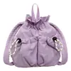 Bolso cruzado ultraligero tipo nube mini estilo japonés para mujer 2026 principios de otoño ligero con cordón bolso de mano casual mochila