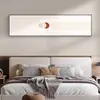 Pintura Decorativa de Dormitorio con Línea Artística Arte Abstracto Arte de Pared para Sala de Estar Pintura Plana en Blanco y Negro Minimalista Moderno Pintura Colgante para Cabecera de Dormitorio Principal