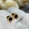 Nuevo Collar Redondo de Moneda de Gama Alta con Nácar de Doble Cara, Moneda Gruesa de Cobre Chapada en Oro de 18K, Incrustación Completa de Diamantes CNC, Cadena Versátil para Clavícula de Lujo Ligero