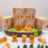 Novos Adornos de Boneca de Caixa Surpresa Desenho Animado Wenchuang Urso Manteiga Caixa de Adivinhação Surpresa Adornos de Presente Feitos à Mão Coleção