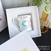 Taza de Hueso de Porcelana Retro para Café/Té/Desayuno Serie Sol Creativa para el Hogar, Tarjeta de Tarot Dijia Transfronteriza