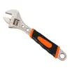 Llave Inglesa Ajustable de Gran Apertura al por Mayor del Fabricante con Mango Antideslizante, Herramienta Pequeña de Ferretería Doméstica que Ahorra Esfuerzo, Llave para Reparación de Automóviles
