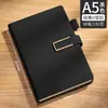 Cuaderno Espesor A5 con Logo Personalizado en Páginas Interiores y Portada, Libro de Registro para Reuniones de Trabajo de Oficina, Bloc de Notas B5