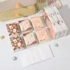 Paquete de Nueve Papel Higiénico de Dibujos Animados Color Sólido Paquete Pequeño Pañuelo de Papel para el Hogar Exterior Estudiantil Portátil Paquete Pequeño Papel Pañuelo