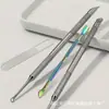 Herramientas Transfronterizas para Uñas Cortauñas Doble Cara Manual Angulado Repuesto Pulido de Superficie de Uña Papel de Lija Versátil Portátil