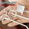 Ganchos de Estante Pintados en Blanco y Negro, Vigas de Tubo Cuadrado, Ganchos de Tubería, Ganchos de Trípode, Ganchos para Tablero Perforado, Ganchos para Joyería para Tablero Ranurado