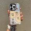 Ilustração brincalhona estilo Ins animais fofos em desenho animado capa de celular transparente em duas cores para iPhone 17 Pro Max capa macia