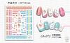 Adesivos de Arte para Unhas Sorridentes E-commerce Transfronteiriço Joias para Unhas Bolo Novos Adesivos de Arte para Unhas Sorridentes CA001-040