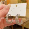 Pendientes Metálicos Estilo Barroco Minimalista para Mujer, Estilo Europeo y Americano, Pendientes de Moda para el Día a Día, Accesorios de Oreja Versátiles de Alta Gama