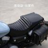 Benda jinjila 300 cojín alargado modificado para montar retro cojín de asiento doble de cuero ensanchado cómodo engrosado