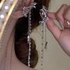 Clip para oreja de princesa de hadas, dulce, fresca y sexy, con forma de mariposa, borla de perla, sin orejas, de nicho, de alto temperamento, combina con todo.