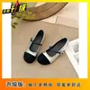 Zapatos Mary Jane Retro Redondos de Patchwork para Mujer Primavera 2025 con Tacón Oculto y Suela Suave, Adecuados para Combinar con Faldas