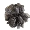 Scrunchie Grande Estilo Coreano de Luxo Leve com Estampa de Leopardo, Prendedor de Cabelo Fofo e Estilo Preguiçoso, Acessório de Cabelo para Rabo de Cavalo Baixo, Flor de Cabelo