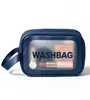 Bolsa de tocador y maquillaje rosa Toiletry Bag Bolsa de almacenamiento de viaje Asa portátil Almacenamiento de gran capacidad PVC Juego de tres piezas grande, mediano y pequeño