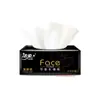 Papel de Lenço Facial Preto Jierou com Perfume de Colônia 130 Folhas Grandes 195X155Mm Camada de Água Molhável Clássico