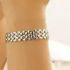 Collar de Moda Transfronterizo con Anillos Redondos, Cadena en Forma de Y, Cadena para Clavícula, Cadena Larga Apilada de Dos Capas para Suéter, Collar, Pulsera para Mujer