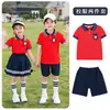 Ropa de Jardín de Infancia Verano Estilo Colegio Británico Traje para Clase Traje Día del Niño Actuación Uniforme de Escuela Primaria Foto de Graduación de Verano