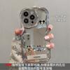 Mickey Fofo Adequado para Capa de Celular Apple 17Promax Iphone15 com Suporte 16 Galvanizado 14 Silicone 13 Feminino