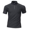Dijia Top Deportivo de Media Cremallera con Cuello Alto para Montañismo al Aire Libre Ropa para Correr Maratón Entrenamiento Físico Camiseta de Secado Rápido para Hombre