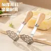 Aplastador de Cocina con Forma de Pata de Gato Pequeño Herramienta para Suplemento Alimenticio de Bebé Aplastador Doméstico Cuchara de Acero Inoxidable para Alimentos