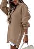 2024 estación independiente deseo Amazon explosiones otoño e invierno moda costuras diseño cremallera lateral suéter jersey mujer