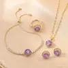 Collar de acero de titanio giratorio de 360 grados para mujer - conjunto de anillos giratorios clásico, simple y moderno - no se decolora, disponible al por mayor